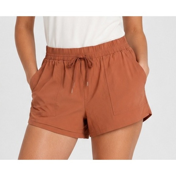 Calia Pants - CALIA Nyluxe 3" Shorts Womens XXL Copper Activewear Outdoors Travel A-Line
